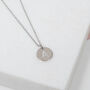 Westwick Sterling Silver Disc Pendant, thumbnail 1 of 4