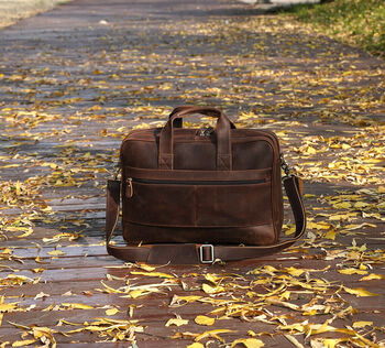 Genuine Leather Briefcase, 5 of 12
