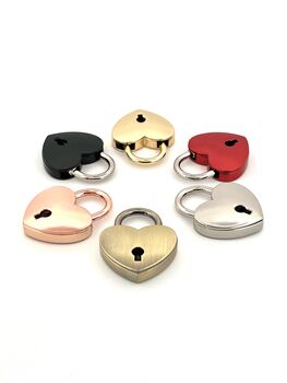 Mr And Mrs Silver Heart Padlock Special Occasion Gift, 3 of 6