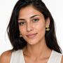 Lotus Clip On Earrings, thumbnail 5 of 6