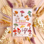 British Mushrooms 2024 Month To A Page Wall Calendar, thumbnail 1 of 11
