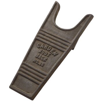 Cast Iron Welly Boot Jack And Scraper Sturdy Metal Puller Garden Accessory, 2 of 10