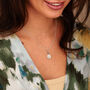 Sterling Silver Number 30 Charm Necklace, thumbnail 3 of 6