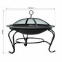 Fire Pit With Protective Grill Grate, thumbnail 3 of 9