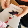Blue Bear Acrylic Keyring Father's Day Card, thumbnail 4 of 6