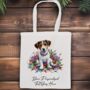 Personalised Jack Russell In Christmas Lights, thumbnail 9 of 10