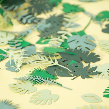 Tropical Jungle Leaf Table Confetti, 2 of 3