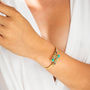 Sarisha Joy Turquoise Pearl Amethyst Adjustable Bangle, thumbnail 3 of 5