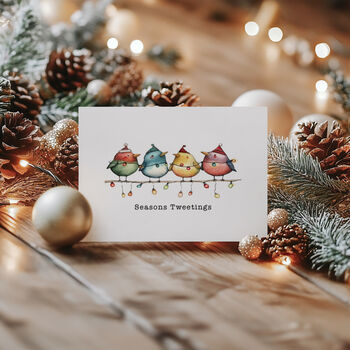 Funny Birds Christmas Card Pack, 4 of 4