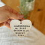 Personalised Graduation Heart Keepsake Gift, Ornament, Decoration Plaque, thumbnail 1 of 3