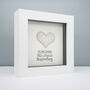 Personalised 15th Crystal Anniversary Heart Frame Gift, thumbnail 2 of 4