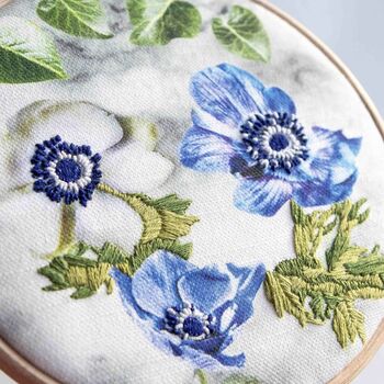 Floral Embroidery Stitch Craft Kit Gift, 3 of 4