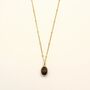 Smoky Quartz Owner Necklace And Pet Collar Charm Set, thumbnail 6 of 7