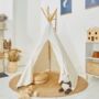Personalised Creamy White Teepee Tent, thumbnail 1 of 6