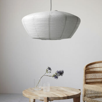 White Rice Paper Lampshade, 3 of 3