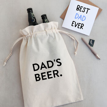 Personalised Beer Gift Bag For Dad Or Daddy, 4 of 6