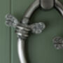 Solid Brass Nectar Bee Door Knockers Pewter, thumbnail 2 of 3