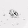 Memorial Hammered Inlaid Ashes Ring, thumbnail 1 of 12