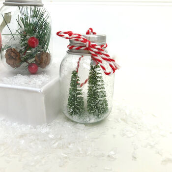 Pair Of Christmas Jar Decorations, 3 of 3