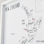 Personalised New Zealand Pin Board Map, thumbnail 4 of 10
