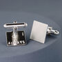 Sterling Silver Secret Message Cufflinks, thumbnail 1 of 9