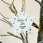 Personalised First Home Christmas Star Decoration, thumbnail 1 of 2