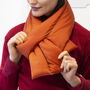Puff Neck Cosy Wrap, thumbnail 4 of 6