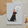 Black Labrador Mum Birthday Card, thumbnail 1 of 2