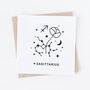 Personalised Sagittarius Zodiac Star Sign Card, thumbnail 2 of 3