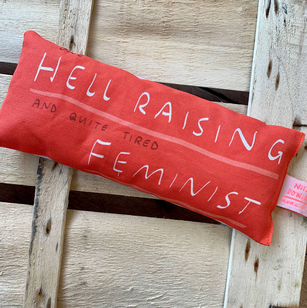 Hell Raising Feminist Lavender Eyebag, 1 of 2