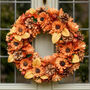 Autumn Floral Door Wreath Collection, thumbnail 2 of 7
