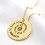 Engraved Message Of Affirmation Ring Necklace, thumbnail 8 of 12