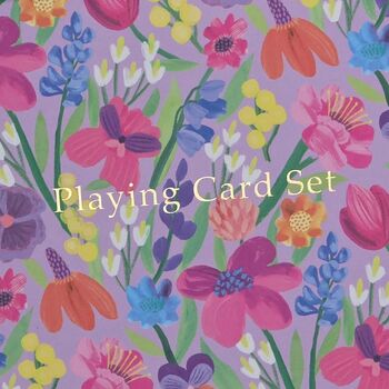 Playing Card Set Floral Supernova, 3 of 5