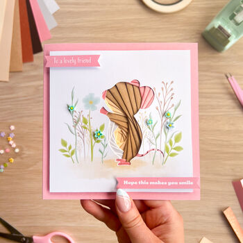 A Walk In The Woods Card Making Kit | Beginner Intermediate Iris Folding Craft Kit, 4 of 9