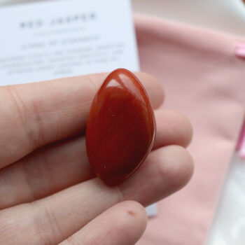Red Jasper Tumblestone – Grounding Crystal Gift, 6 of 10