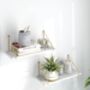 Set Of Two White Wide Wall Mounted Shelves, thumbnail 9 of 12