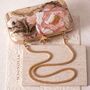 Salqin | Floral Printed Embroidery Clutch Bag, thumbnail 7 of 7