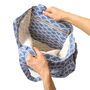 Ikigai Tote Bag In Blue, thumbnail 3 of 4