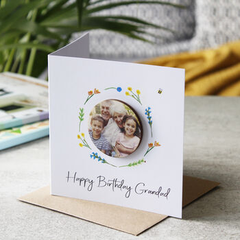 70th Birthday Personalised Photo Magnet Card, 2 of 7