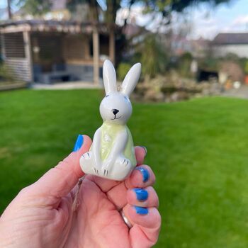 Ceramic Hanging Rabbit Decoration, 5 of 6