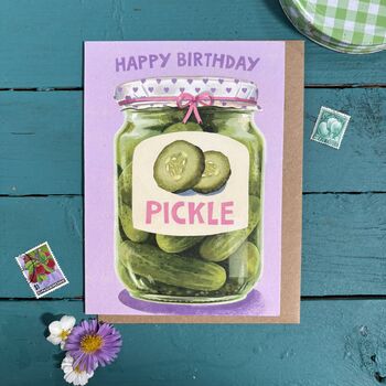 Pickles Jar Birthday Card, 2 of 3