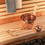 Large Hand Hammered Solid Copper Sauna Bucket And Ladle Set – Five Liters, thumbnail 3 of 5