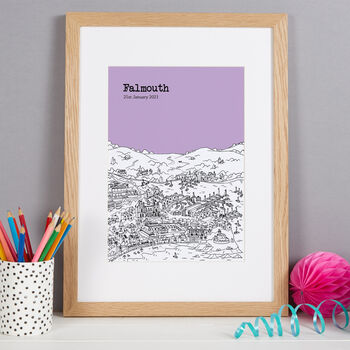 Personalised Falmouth Print, 7 of 9