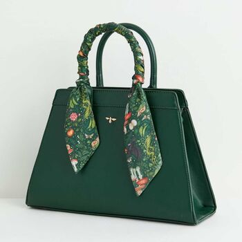 Catherine Rowe Into The Woods Tote Green, 4 of 7