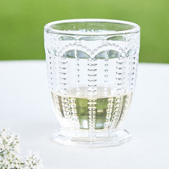 Set Of Four Vintage Colour Embossed Tumbler Collection, 6 of 8
