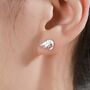 Mismatched Prawn And Crab Stud Earrings In Sterling Silver, thumbnail 2 of 8