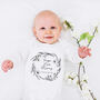 Personalised First Mother's Day Wildflower Bodysuit, thumbnail 1 of 9