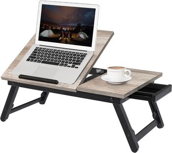 Laptop Table Stand Breakfast Tray Foldable Adjustable, 9 of 12