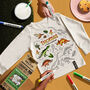 Personalised Dinosaur Colour In Top With Fabric Pens, thumbnail 1 of 9