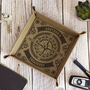 Marine Compass Snap Up Pu Leather Desk Tidy Tray, thumbnail 3 of 6